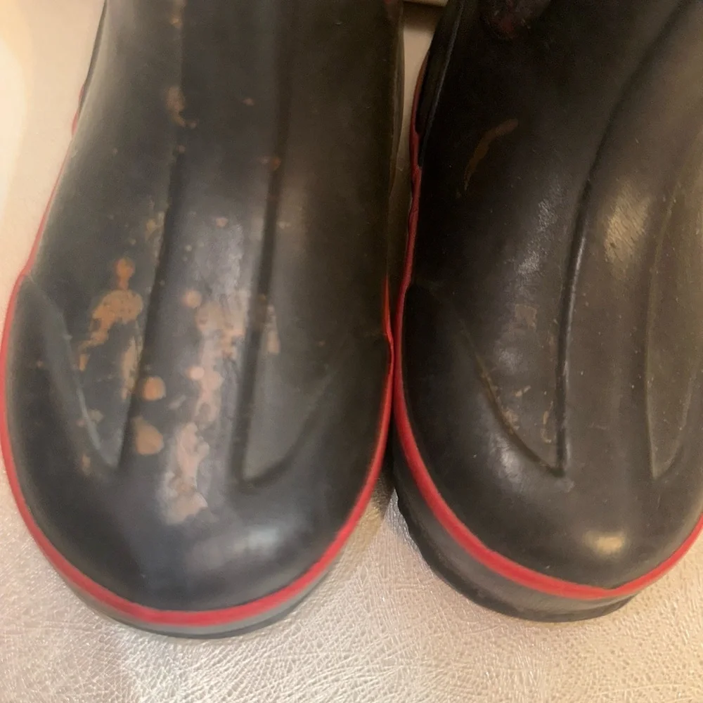 Bogs creepy crawly Black and Red Spiderweb Kids Rain & Snow Boots 9